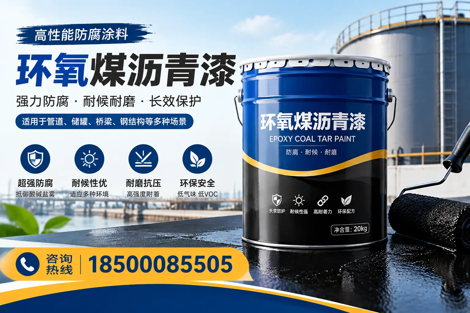 环氧煤沥青漆的施工步骤详解,锡林郭勒装修必备知识